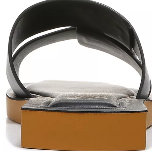 Franco Sarto Capri Slide Sandals Black -9 - Picture 3 of 8